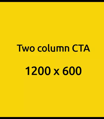 Two column CTA 1200x600